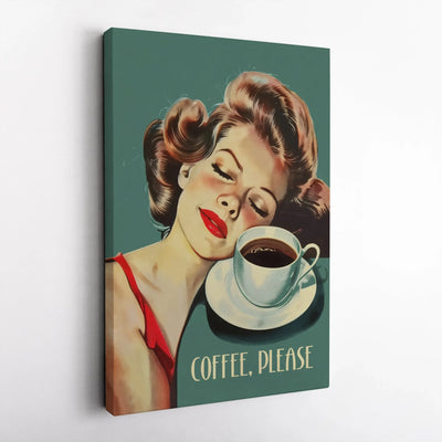 Vintage Coffee Art Printable Wall Art | Digital Download | Vertical Printable Home Decor