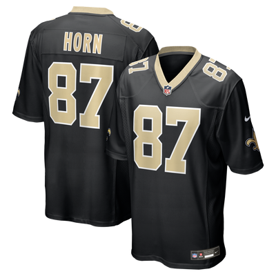 New Orleans Saints Joe Horn Nike Black Game Retired Player Jersey