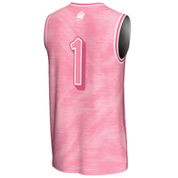 #1 Georgetown Hoyas GameDay Greats Lightweight Basketball Fashion Jersey - Pink