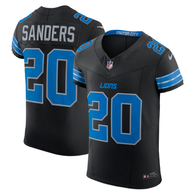Detroit Lions Barry Sanders Nike Black Alternate Vapor F.U.S.E. Elite Jersey