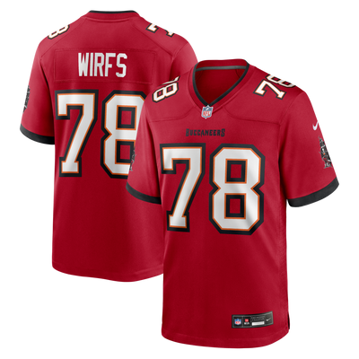 Tampa Bay Buccaneers Tristan Wirfs Nike Red Game Jersey