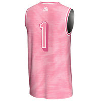 #1 LSU Tigers GameDay Greats Lightweight Basketball Fashion Jersey - Pink