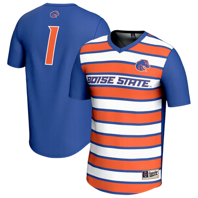 Boise State Broncos GameDay Greats Lightweight Collegiate #1 Soccer Fashion Jersey - Royal