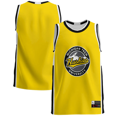Michigan Tech Huskies GameDay Greats Lightweight Basketball Jersey - Gold
