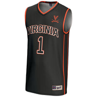 #1 Virginia Cavaliers GameDay Greats Lightweight Basketball Jersey - Black