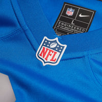 Detroit Lions Barry Sanders Nike Blue Alternate Game Jersey