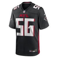 Atlanta Falcons Keith Brooking Nike Black Game Retired Player Jersey