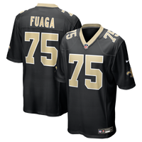 New Orleans Saints Taliese Fuaga Nike Black Game Jersey